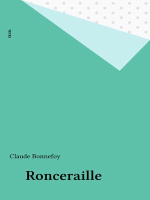 cover image of Ronceraille